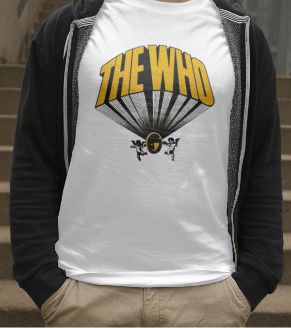 The Who Drum Skin Iconic Band Logo T-Shirt