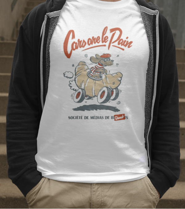 Cars Are Le Pain Société De Médias De Croissants T-Shirt