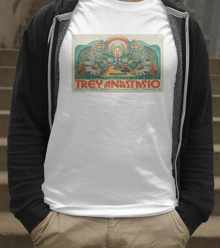 An Acoustic Evening With Trey Anastasio March 16 2025 Brown County Music Center Nashville IN T-Shirt