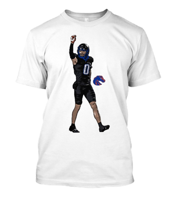 Ty Benefield Boise State Broncos Football Comic Character T-Shirt