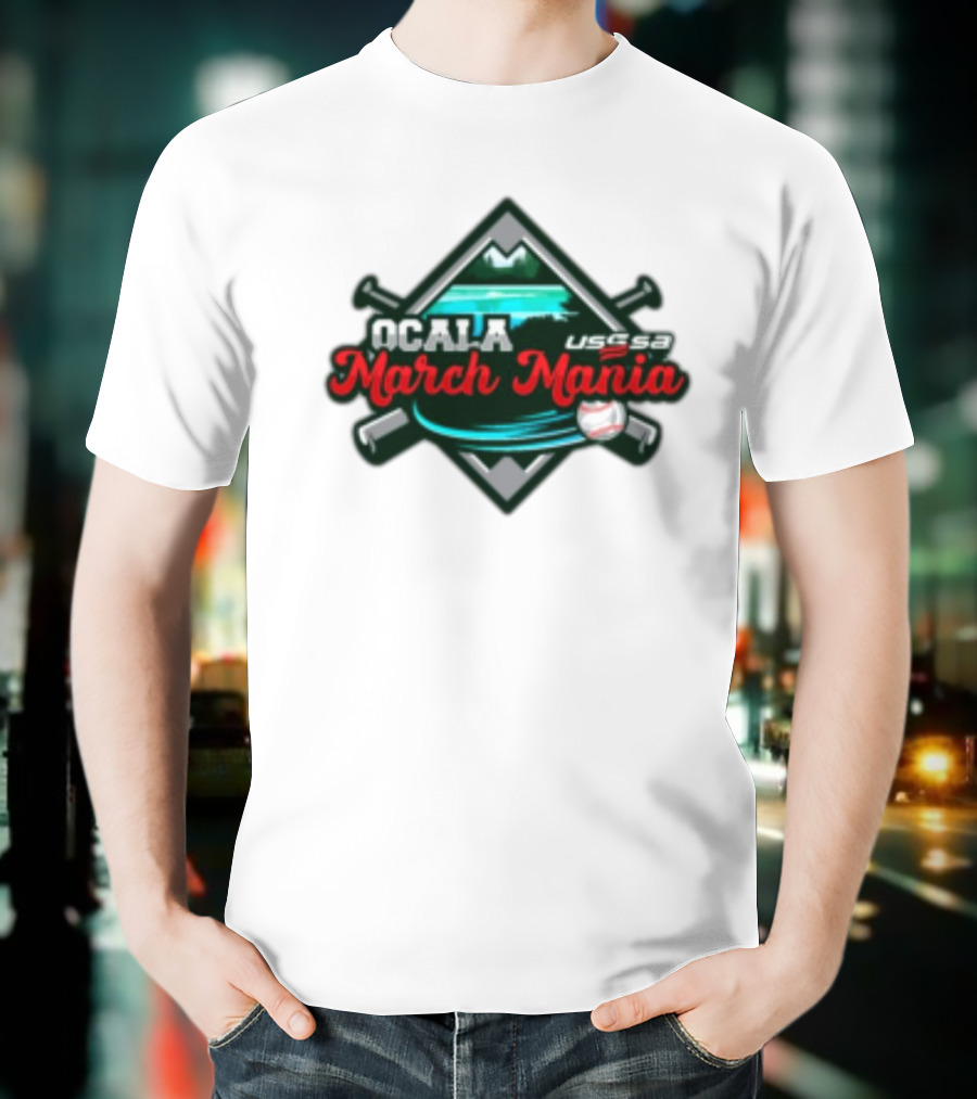 USSSA Ocala March Mania 2025 Baseball Event March 22-23 T-Shirt