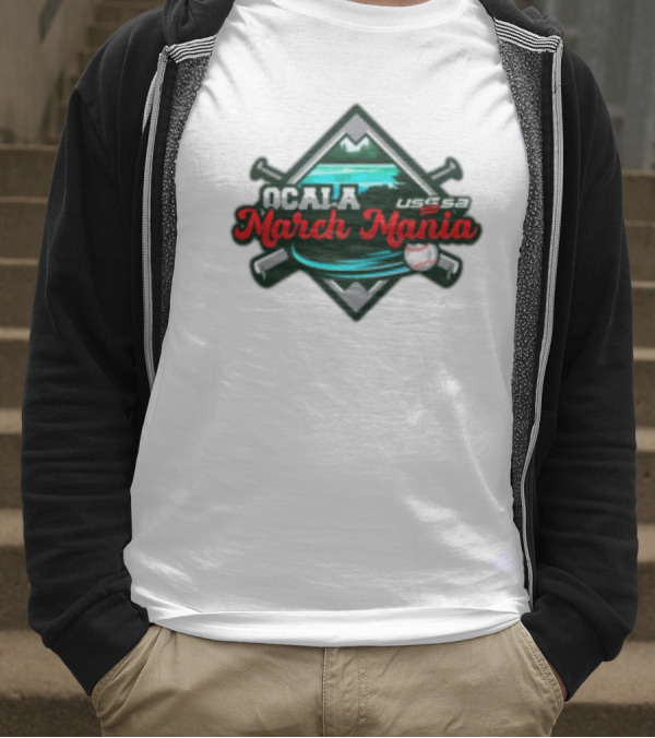 USSSA Ocala March Mania 2025 Baseball Event March 22-23 T-Shirt