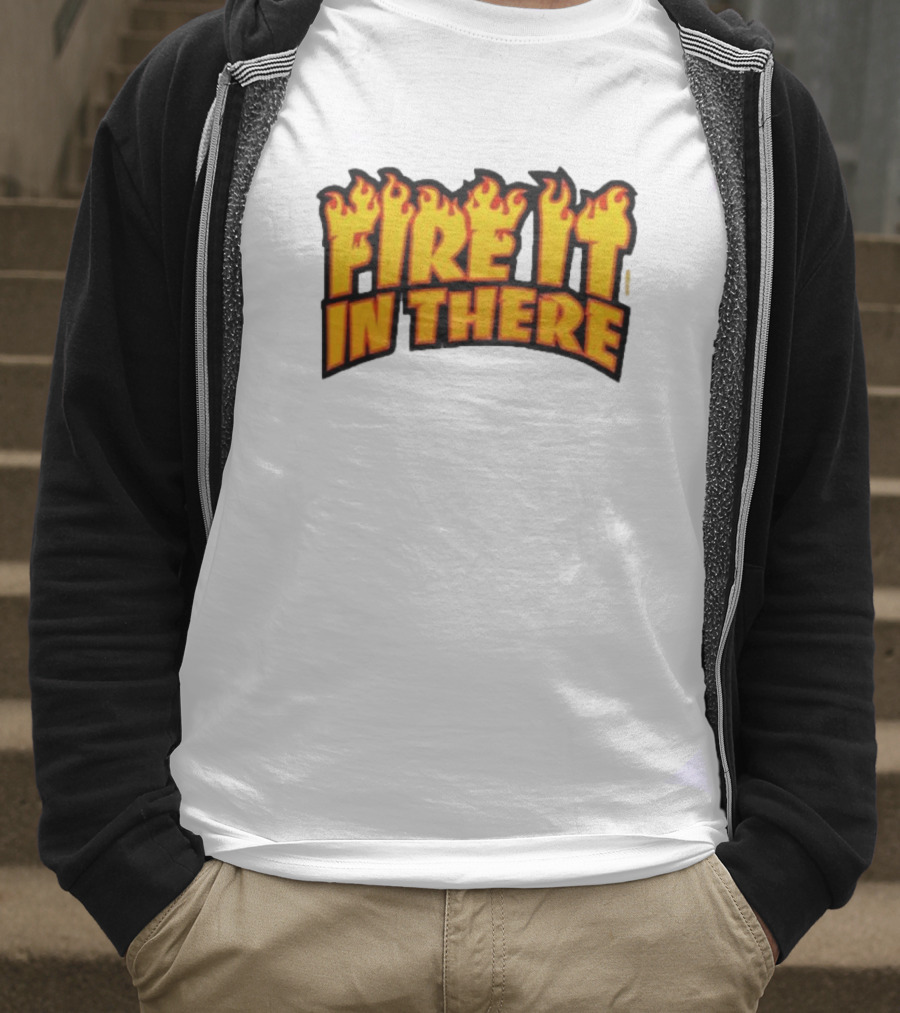 Fire It In There Vegas Matt Flames Design T-Shirt