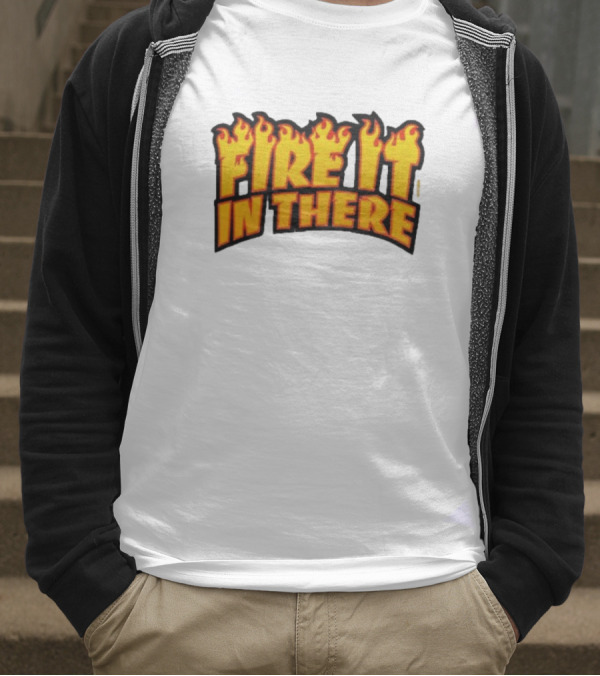 Fire It In There Vegas Matt Flames Design T-Shirt