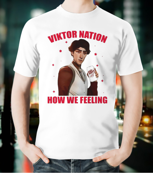 Viktor Nation How We Feeling Dr Pepper Diet Can Illustration T-Shirt
