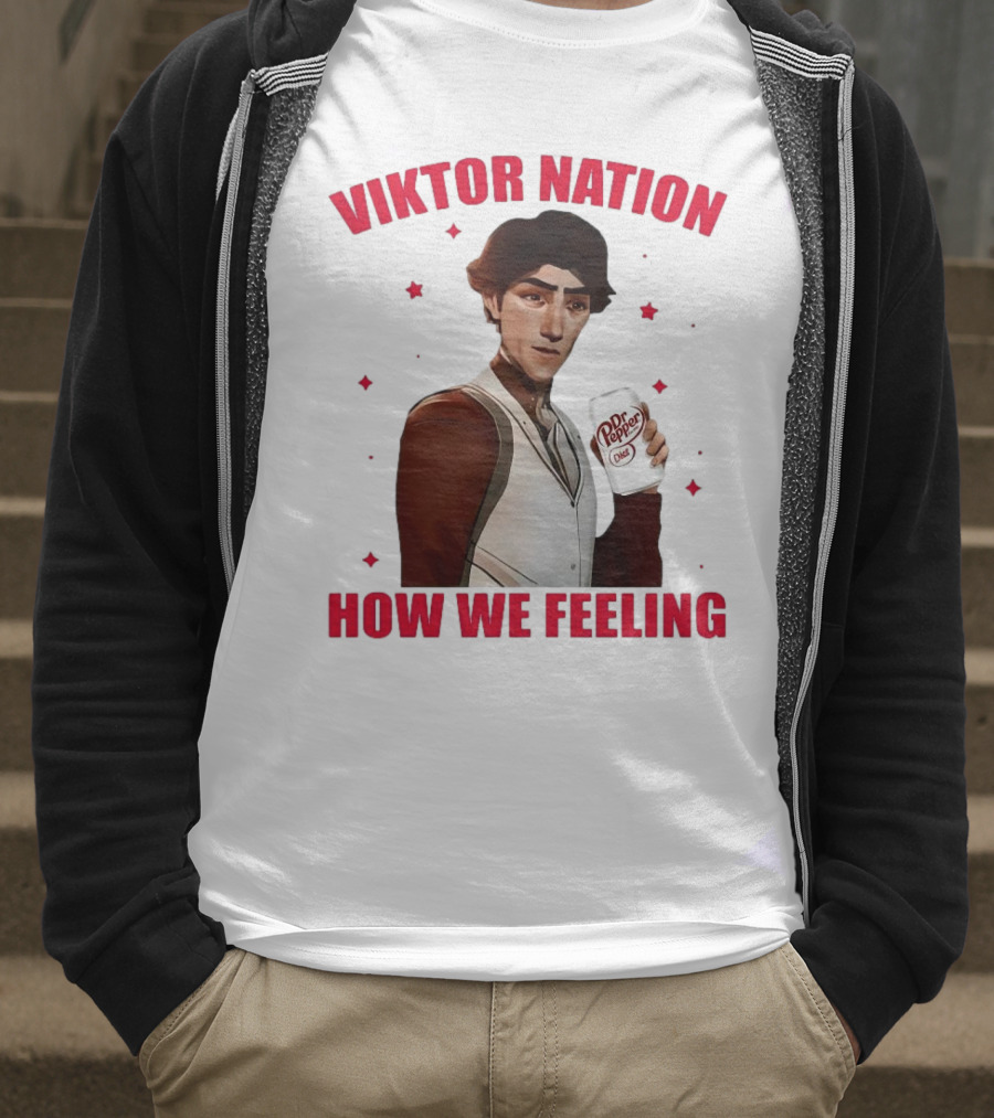 Viktor Nation How We Feeling Dr Pepper Diet Can Illustration T-Shirt