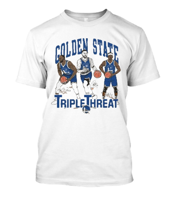 Golden State Triple Threat Green Curry Butler III T-Shirt