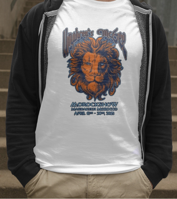 Umphrey’s McGee Morockshow Marrakech Morocco April 18th-20th 2025 Lion Art T-Shirt