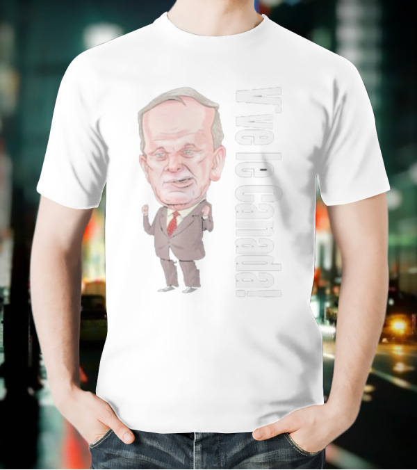 Vive Le Canada Premium Jean Chretien Caricature T-Shirt