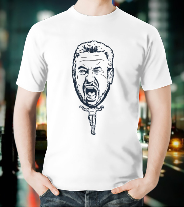 We’re Marching With Bruce Face Drawing T-Shirt