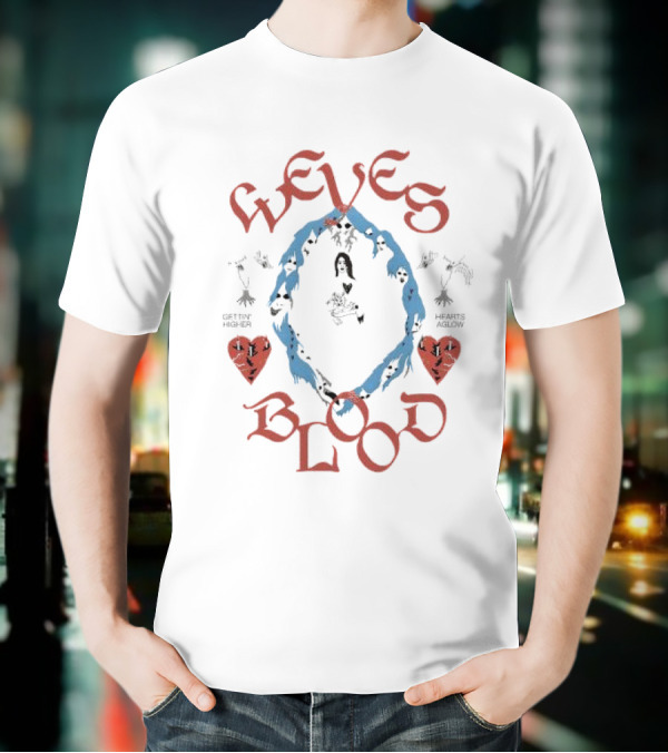 Weyes Blood Gettin Higher Hearts Aglow Icon T-Shirt