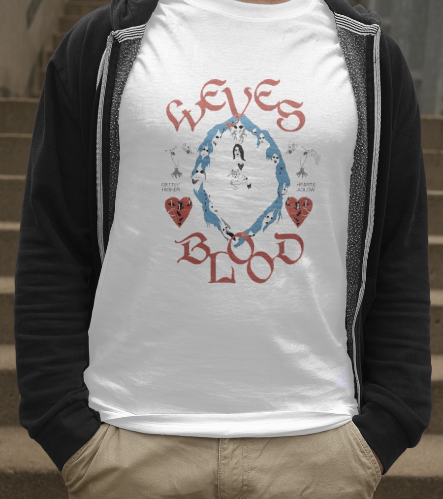 Weyes Blood Gettin Higher Hearts Aglow Icon T-Shirt