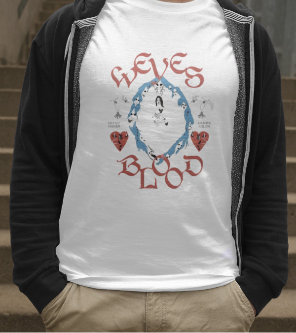 Weyes Blood Gettin Higher Hearts Aglow Icon T-Shirt