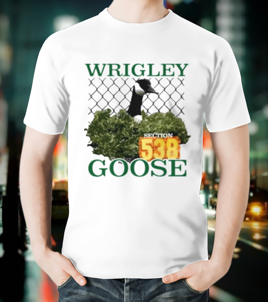 Wrigley Goose Section 538 Chicago Cubs Stadium Fan Apparel T-Shirt