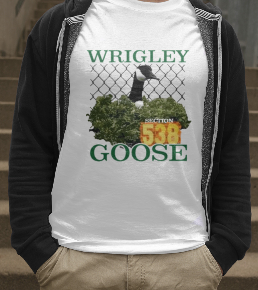 Wrigley Goose Section 538 Chicago Cubs Stadium Fan Apparel T-Shirt
