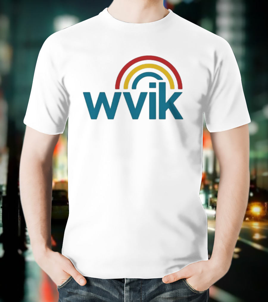 WVIK Rainbow Vintage Retro Style T-Shirt