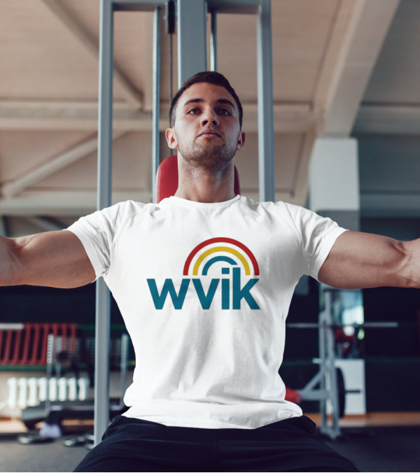 WVIK Rainbow Vintage Retro Style T-Shirt