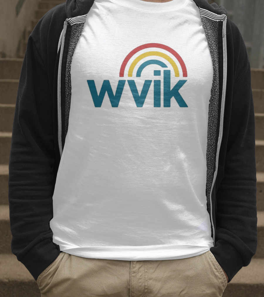 WVIK Rainbow Vintage Retro Style T-Shirt