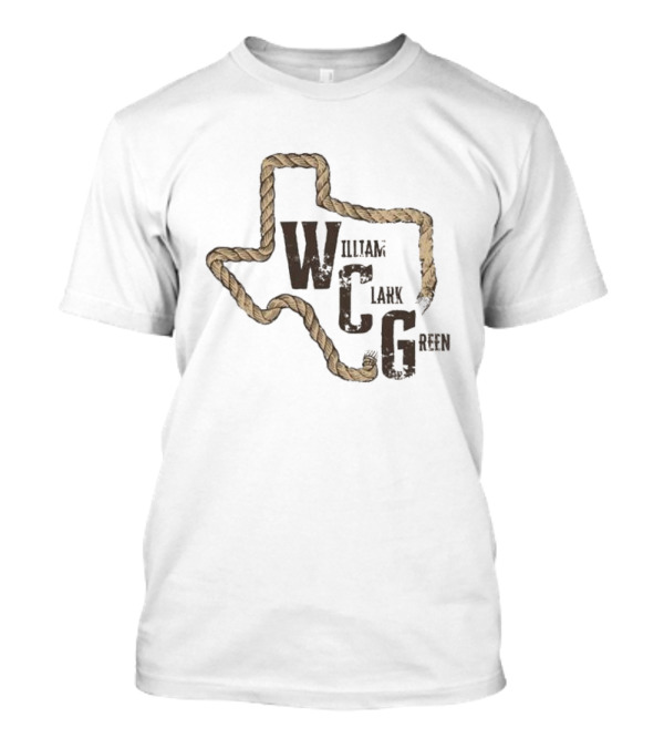 William Clark Green WCG Texas Rope Outline T-Shirt