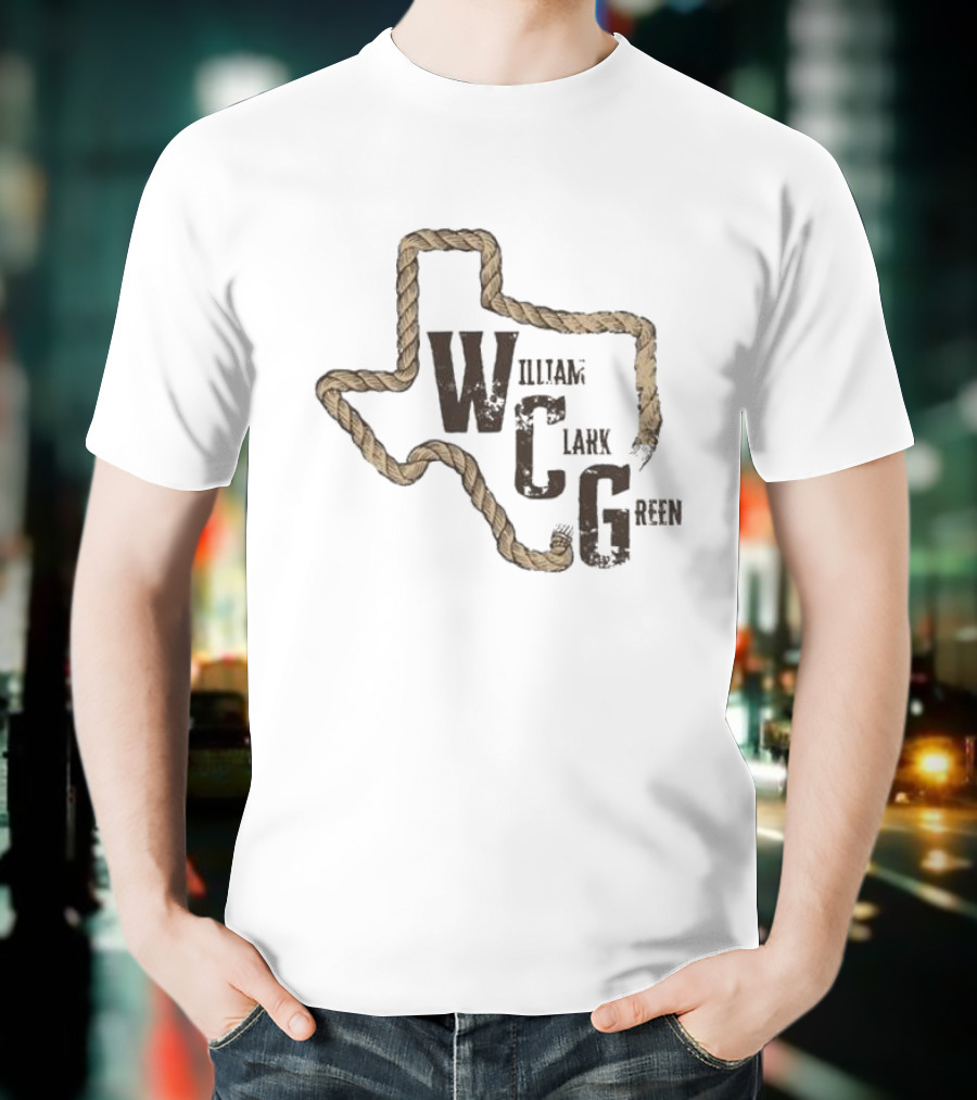 William Clark Green WCG Texas Rope Outline T-Shirt
