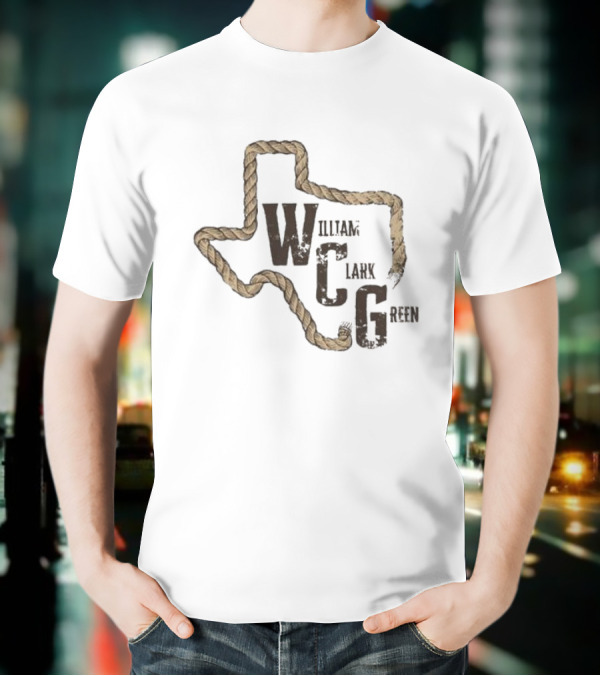 William Clark Green WCG Texas Rope Outline T-Shirt