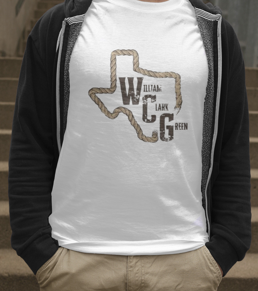 William Clark Green WCG Texas Rope Outline T-Shirt