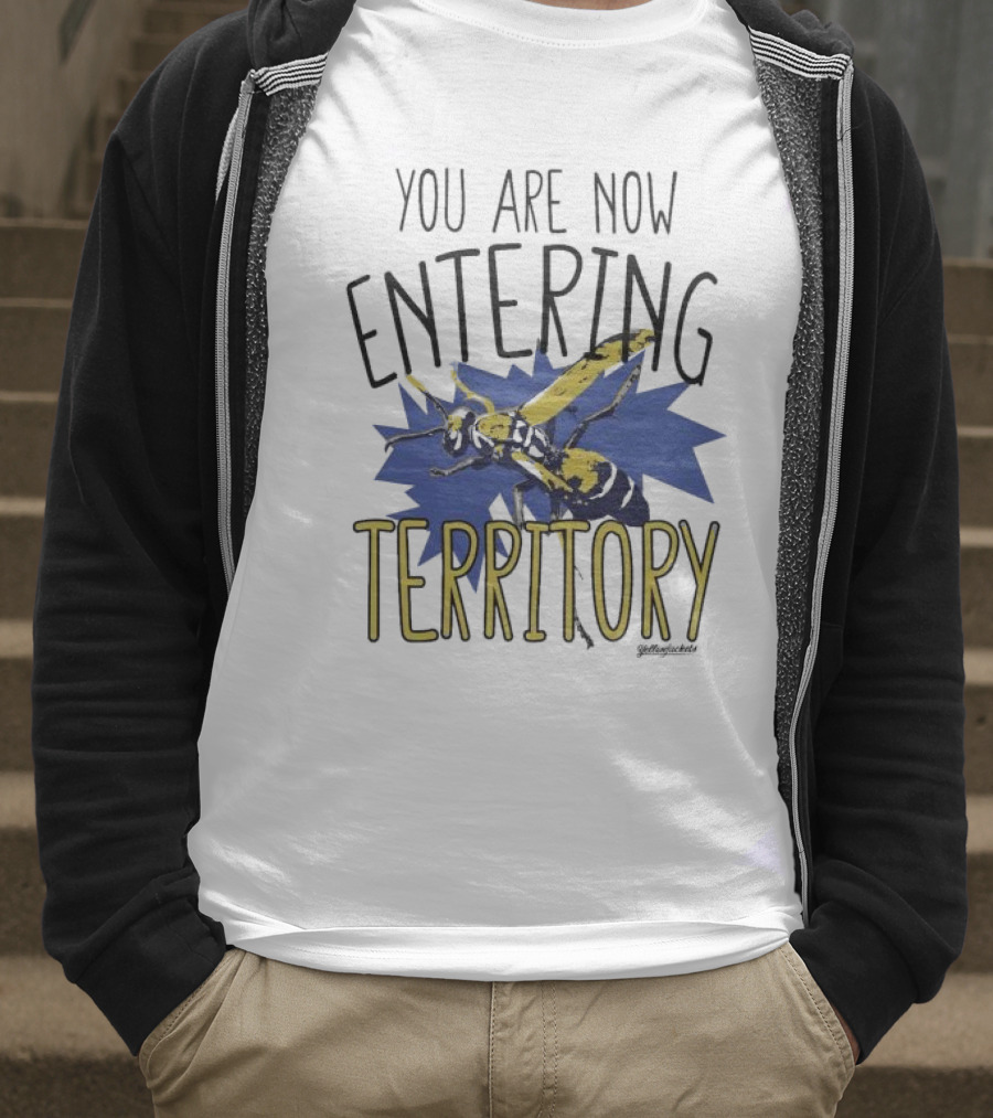 Yellowjackets You Are Now Entering Territory T-Shirt