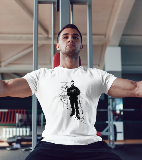 Zayn Splatter Style With Splash Silhouette And Name T-Shirt