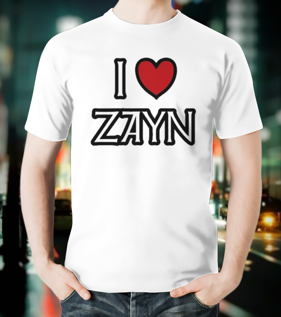Zayn Squad Brasil I Love Zayn Ringer T-Shirt