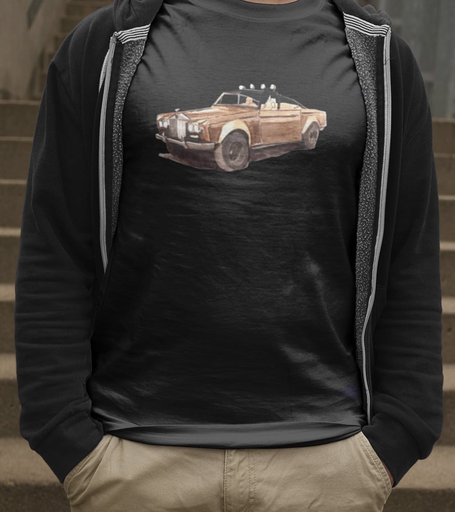 Bad Bunny Classic Rolls Royce Car T-Shirt