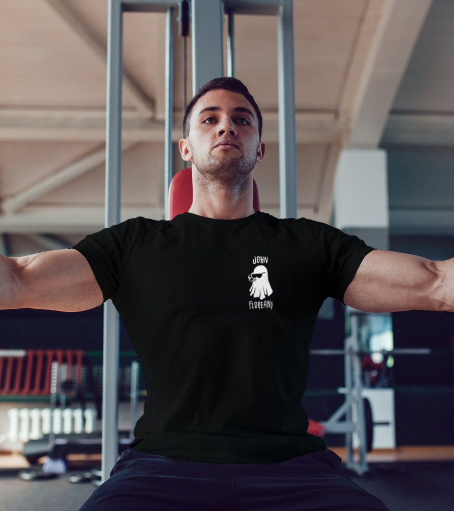 John Floreani Smoking Ghost In Sunglasses T-Shirt