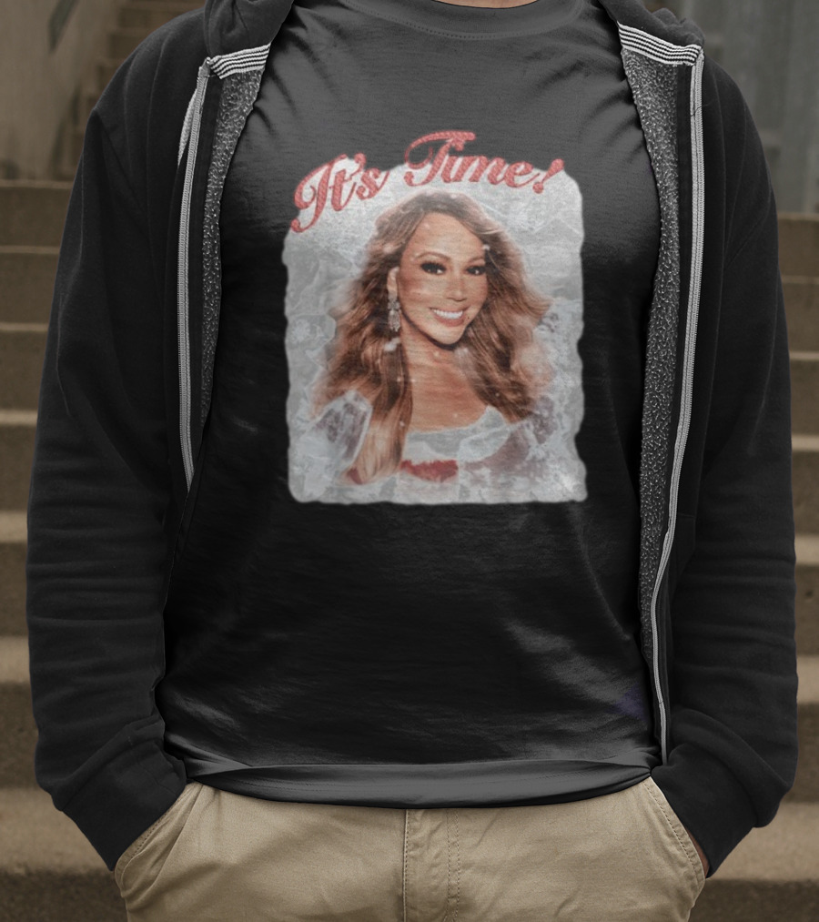 Mariah Carey It's Time Festive Winter T-Shirt