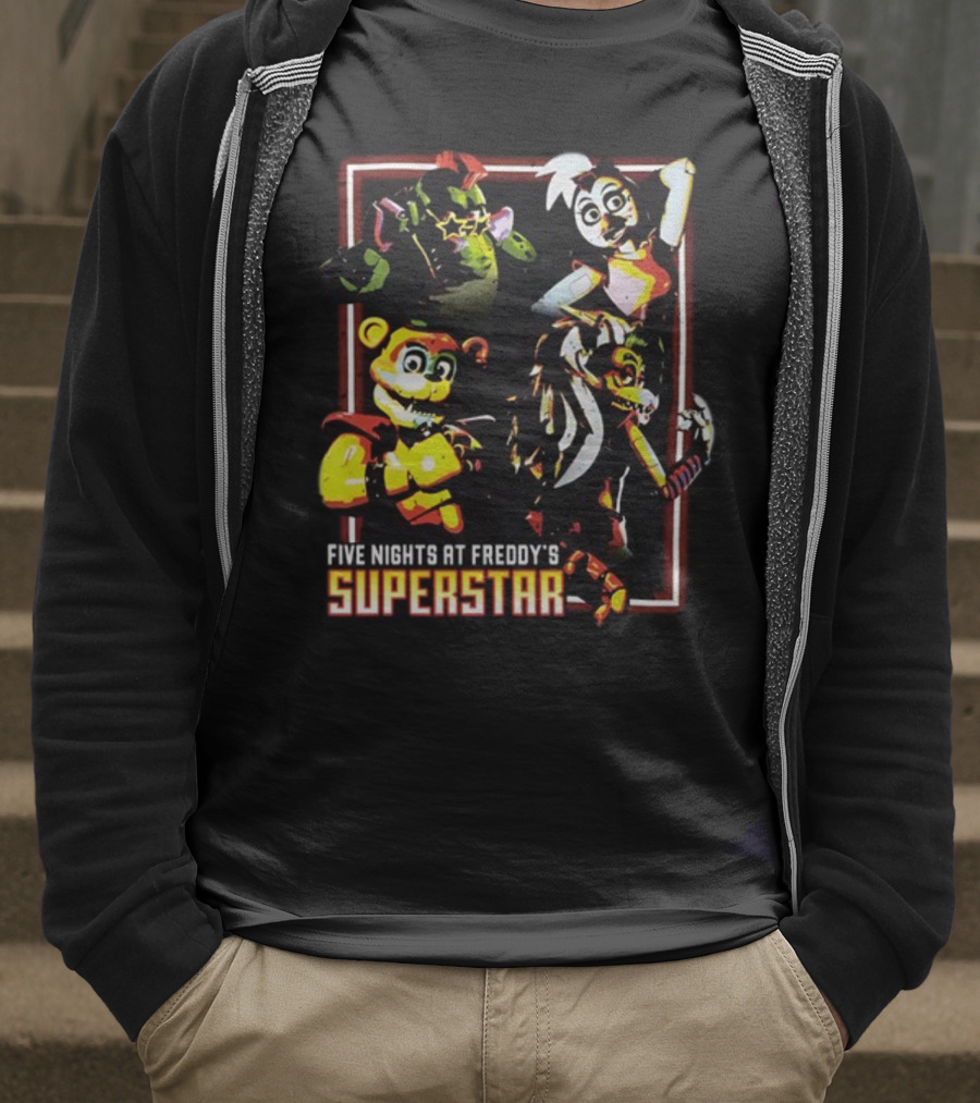 Five Nights At Freddy's Superstar Characters T-Shirt