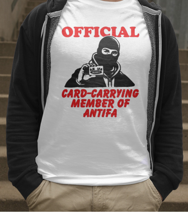 Official Card-Carrying Member Of Antifa T-Shirt