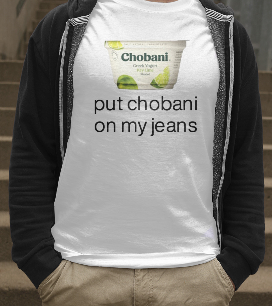 Chobani Greek Yogurt Key Lime Put Chobani On My Jeans T-Shirt