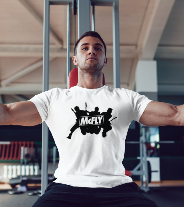 Mcfly Busted Comic Vs Battle Iconic Marteee Fan Collaboration T-Shirt