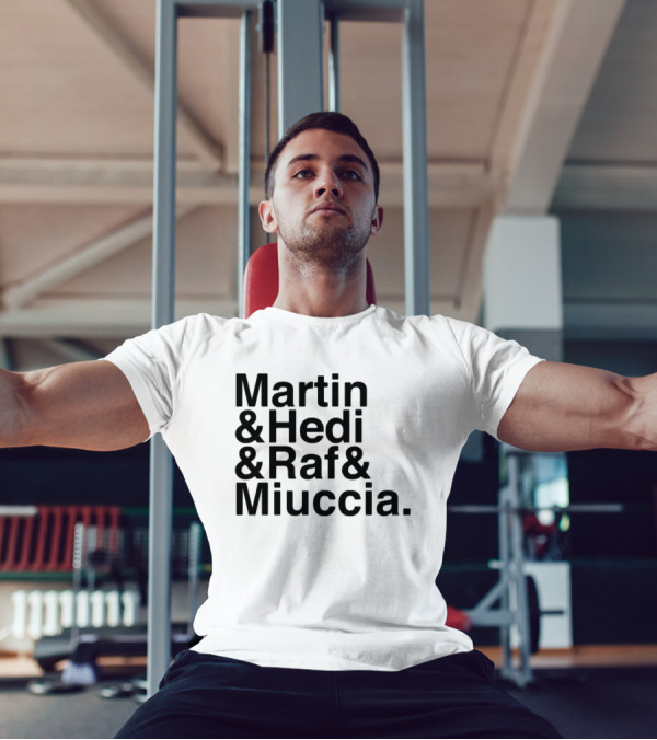 Martin & Hedi & Raf & Miuccia Collaboration Fashion Icons T-Shirt