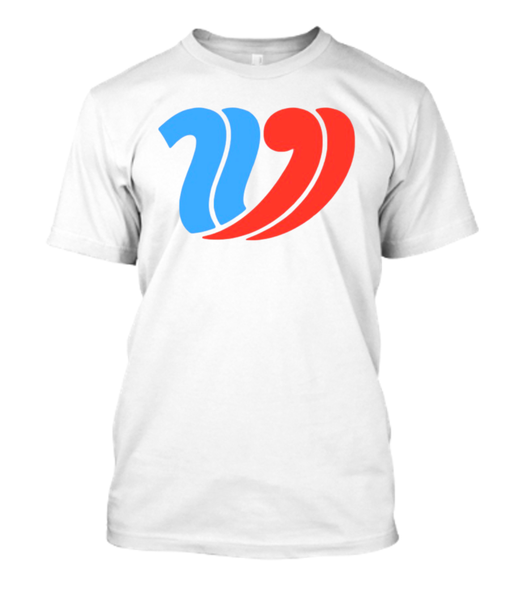 Vulfansa Blue Red Stylized W Icon T-Shirt