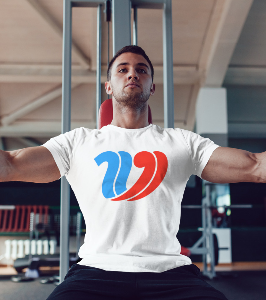 Vulfansa Blue Red Stylized W Icon T-Shirt