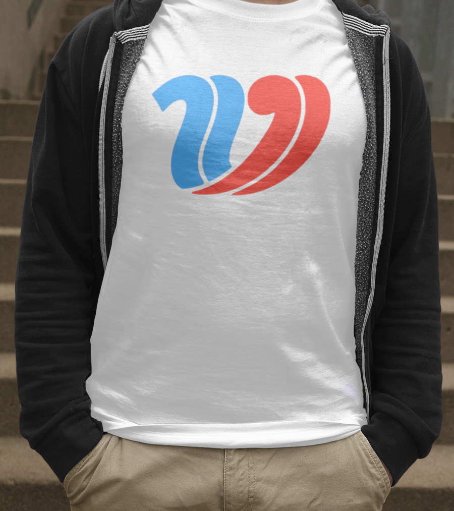 Vulfansa Blue Red Stylized W Icon T-Shirt