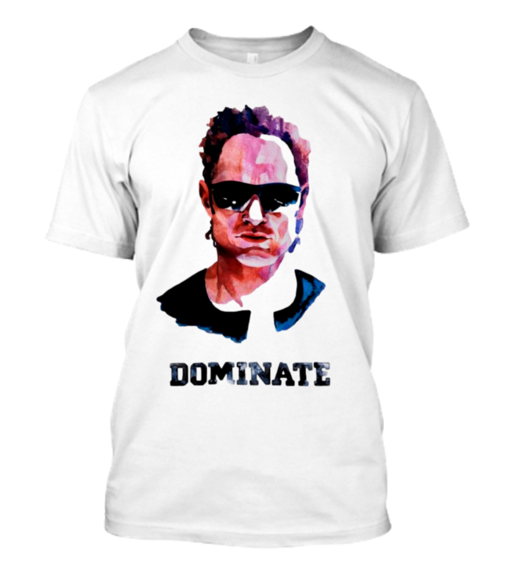 Dominate Win Lose Bold Sunglasses Illustration T-Shirt
