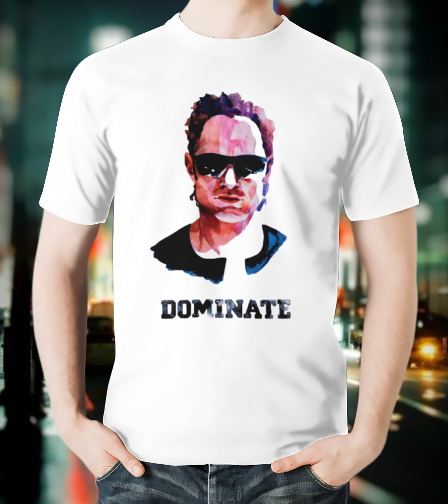 Dominate Win Lose Bold Sunglasses Illustration T-Shirt