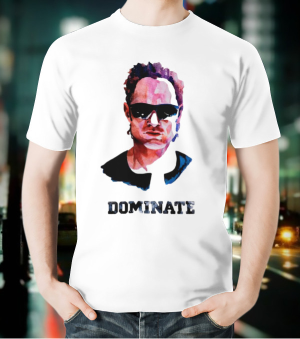 Dominate Win Lose Bold Sunglasses Illustration T-Shirt