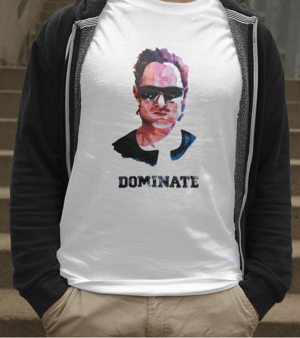 Dominate Win Lose Bold Sunglasses Illustration T-Shirt