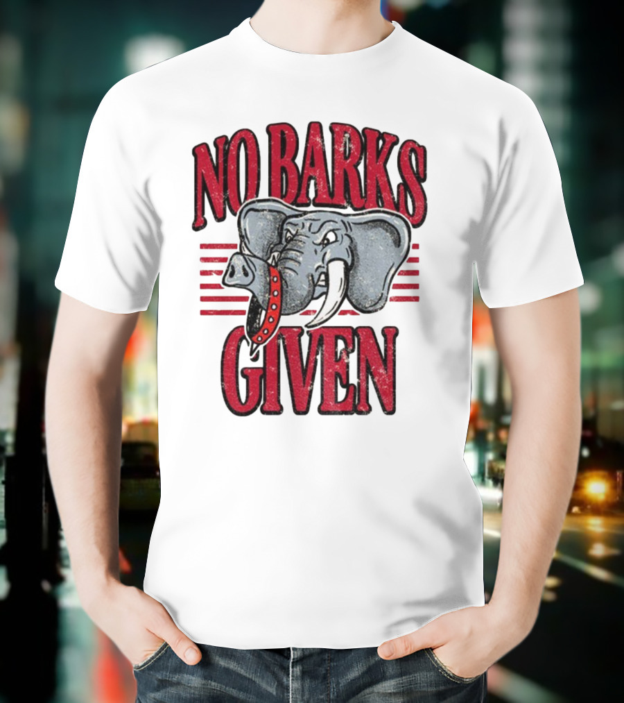 Alabama Crimson Tide Triumphs Over Georgia Bulldogs No Barks Given T-Shirt