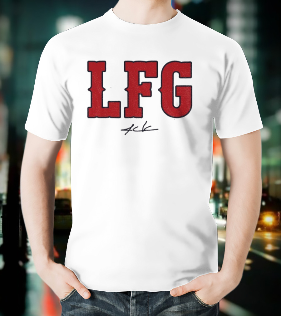 Alex Cora LFG Boston Red Sox October Baseball Signature T-Shirt