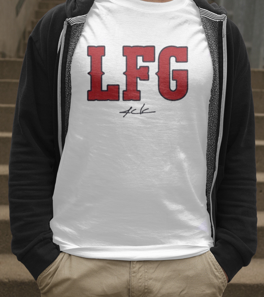 Alex Cora LFG Boston Red Sox October Baseball Signature T-Shirt