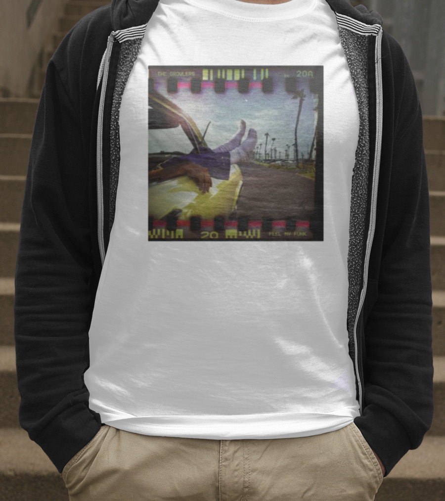 The Growlers Feel My Funk Vintage Filmstrip Car Ride Palms T-Shirt