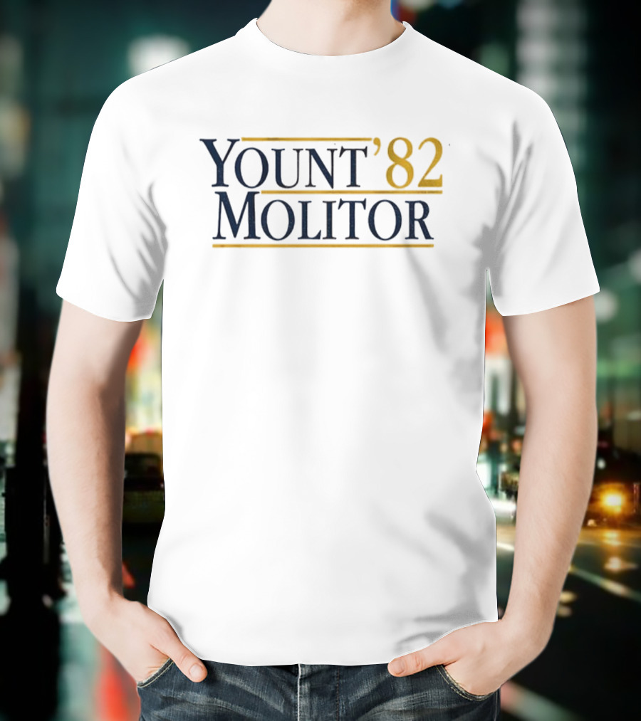 Yount '82 Molitor Milwaukee Brewers MLB Baseball Robin Yount Paul Molitor T-Shirt
