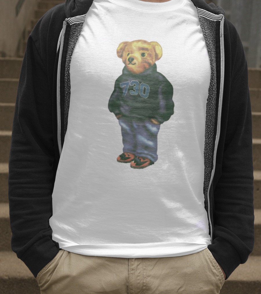 730 Bear Fresh Blank And Jeans Look T-Shirt